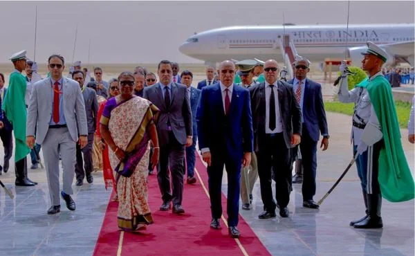 Réception de la Présidente de l'Inde
